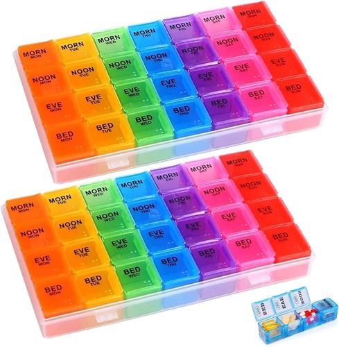 Large pill box organiser - large, 7