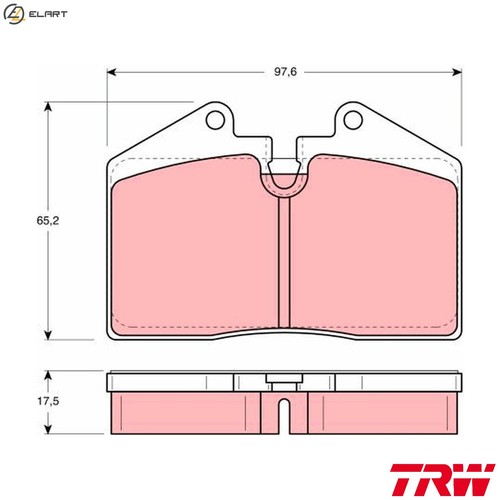 Brake pad set disc - brake,