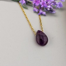 Amethyst necklace february - amethyst,
