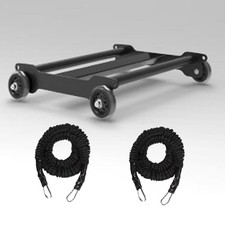 Glute Ham Glider Glute Roller Workout Fitness Equipment Ab Glider Machine for