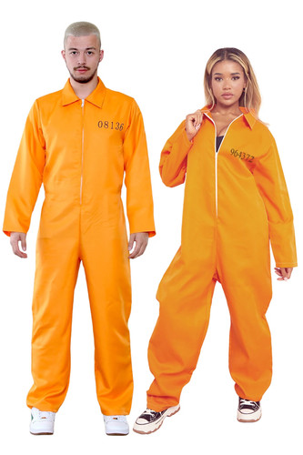 Prisoner orange overall - prisoner,