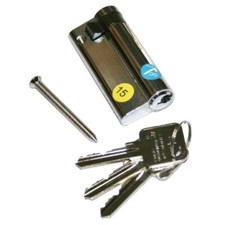 Half Euro Cylinders Garage Door Lock Barrels Various Sizes