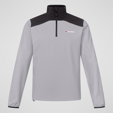 Mens Berghaus Terrain Trek Half Zip Jacket - Black/Grey