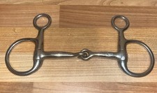 4 1/2 Inch Drop Tom Thumb Snaffle Stainless Steel 
