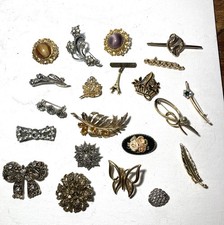 Job-lot 21 X Vintage Brooches
