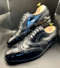 Cheaney polished wing cap - polished,