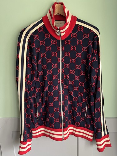 Gucci navy red monogram - navy,