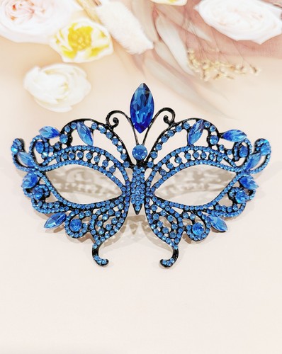 Blue crystal masquerade - blue,