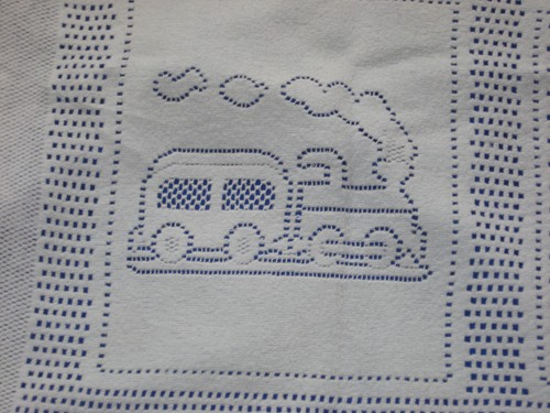 Vintage cellular cot cover - vintage,