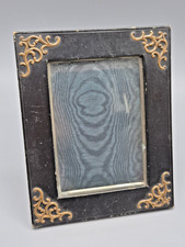 Vintage Antique Art Nouveau Leather Rectangular Photo Picture Frame