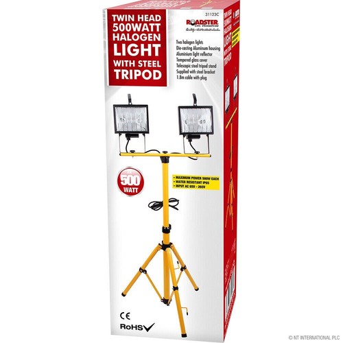 500w twin head telescopic - head,