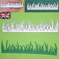 Long Grass Border Edging Metal Cutting Die, Stencil, Card making, Crafts F7