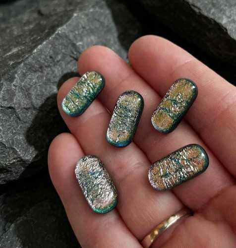 Dichroic fused glass - fused,