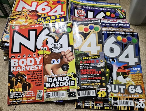 Original n64 magazines - magazines, from