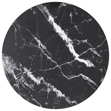 WALPLUS Round Table Top Black