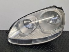 VW GOLF MK5 (A5) (1K) 2004 LEFT HALOGEN HEADLIGHT ASSEMBLY CHROME 1K6941005Q