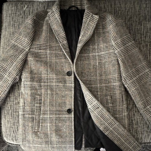 Next boys check tweed - check, coat