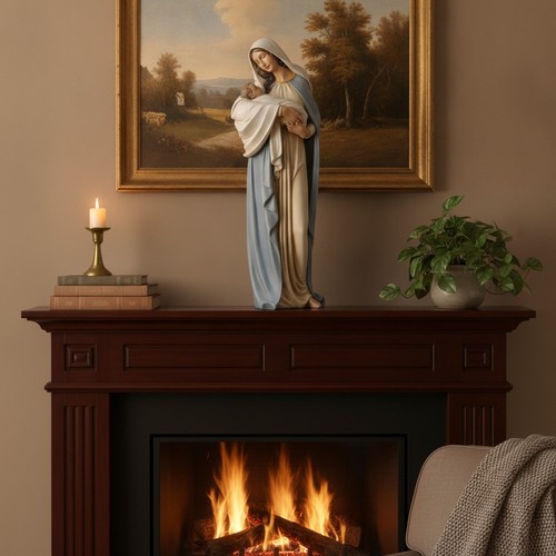 Madonna with child statue - madonna,