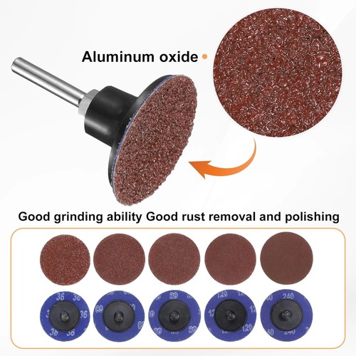 50pcs 120 grit roloc type - 36-120,