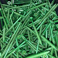 PREMIUM TIMBER DECKING SCREWS LANDSCAPE FENCING GREEN 100MM