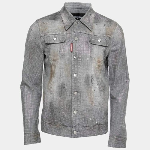 Dsquared2 denim metal studded - denim,