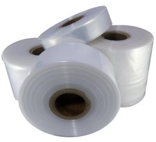 QUALITY POLYTHENE PLASTIC LAYFLAT TUBING ROLLS *ALL SIZES/QTY'S* 250 & 500 GAUGE