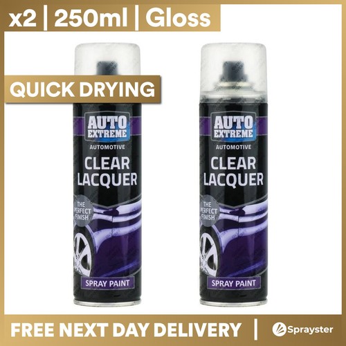 Clear lacquer spray paint - clear,