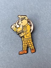 British Police 1990’s Charity Rupert The Bear Traffic Officer Enamel Pin Badge