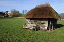 Photo 6x4 Sheep hurdles and