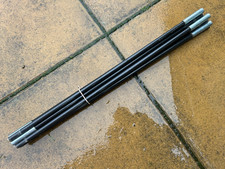 12.7mm fibreglass tent poles 11 sections 603cm + 9 sections 547.5cm