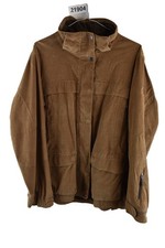Aigle Mens Cotton Corduroy Zip Jacket Field Brown Outdoors Size 42 Country