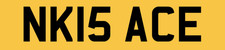 NK NUMBER PLATE PRIVATE
