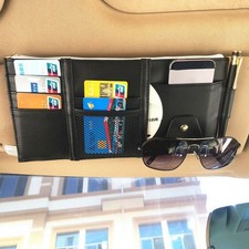 1x Car Sun Visor Leather