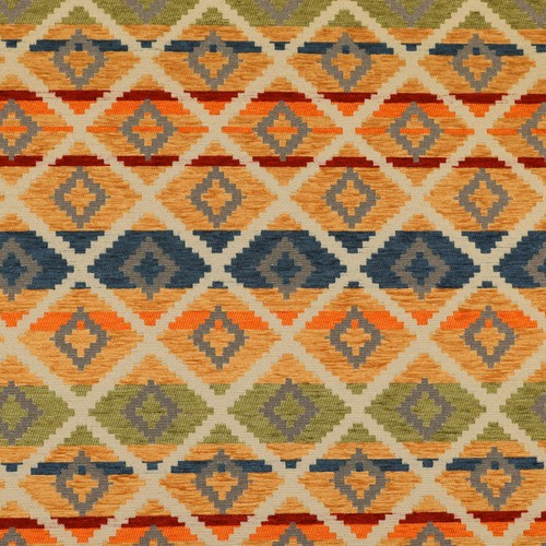 Chenille kilim aztec pattern - chenille,