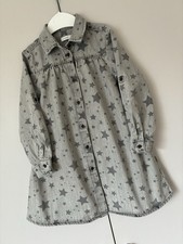 Next Grey Denim Shirt Dress