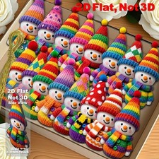 16Pcs Knitted-Style Christmas