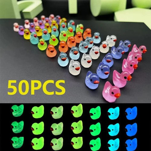 50pcs mini glow ducks - glow,