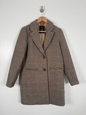Joules coat brown tweed - coat,