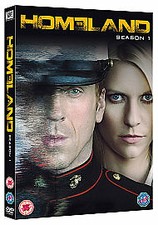 Homeland, Series 1 Complete (DVD, 2012) Discs & Cover, No Case. 4 Disc Set. 