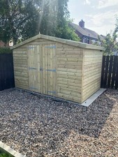 11x7 Wooden Garden Shed /