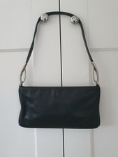 DKNY Black Leather Shoulder Bag Designer Genuine