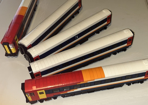 Lego train moc - train, class