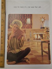 Vintage 1968 Point One Products Parquet Flooring Catalogue Wood Oak Mahogany