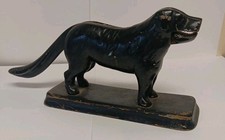 Anitque Cast Iron Bull Dog Nut