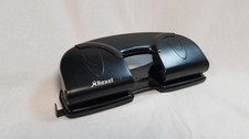 Rexel V412 4-Hole Punch Black