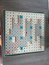 Vintage Travel Scrabble Word