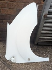 08-17 PEUGEOT PARTNER CITROEN BERLINGO DRIVER SIDE FRONT WING BANQUIS WHITE EWPA