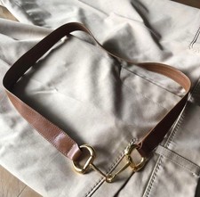GUCCI Horsebit Leather Belt