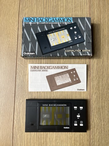 Vintage gakken mini - gakken, backgammon