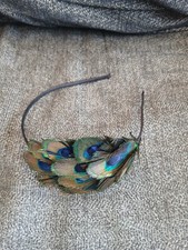 Vintage Peacock Feather Hair